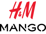 H&M und Mango logos