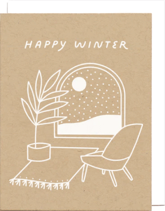 Happy Winter Card from Worthwhile Paper