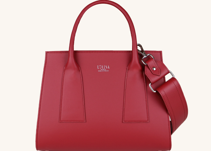 Lerisa wine leather red bag