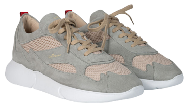 Mercer w3rd heritage suede grey genuine leather sneakers