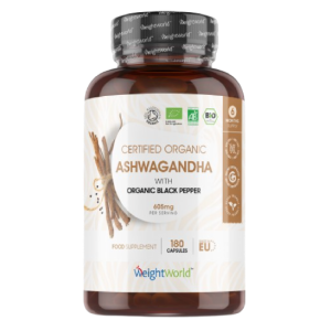 Organic Ashwagandha with Black Pepper, WeightWorld