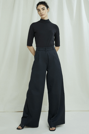 Sustainable wide leg trousers from People Tree