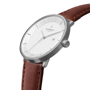 Philosopher Brown Leather Watch from Nordgreen