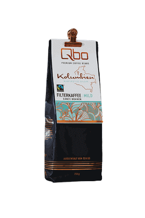 Qbo Fairtrade Filterkaffee mild ganze Bohne von Tchibo